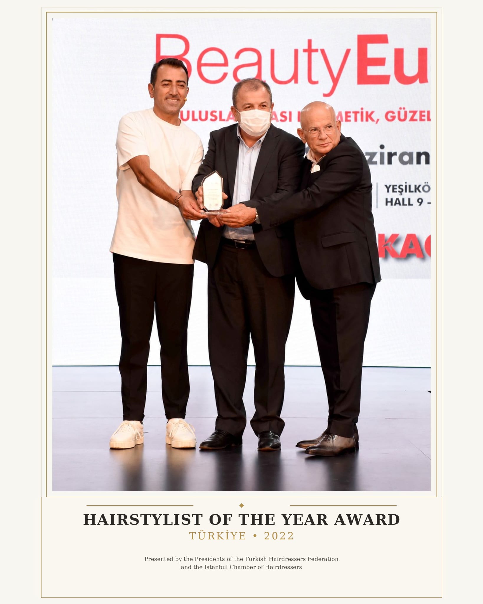 BeautyEu Hairstylist of the Year recognition